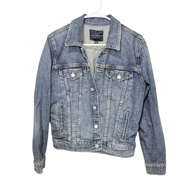 Lucky Brand Jackets & Blazers - Lucky Brand Denim Jacket with Fringe size large